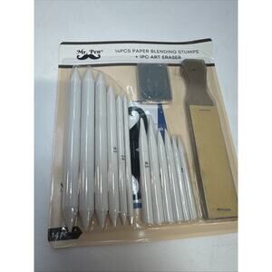 Mr. Pen 14-Piece Blending Stumps & Art Eraser Set for Drawing & Shading